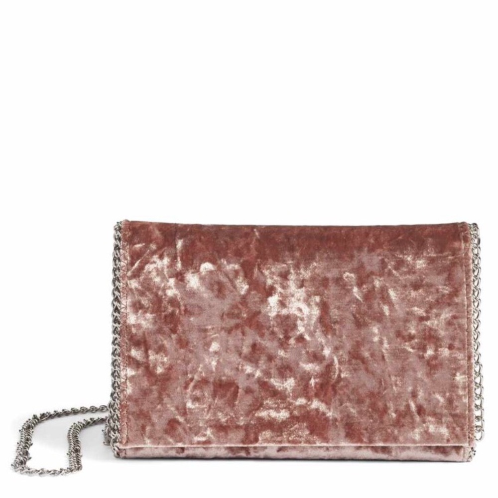 Nordstrom Chelsea 28 Velvet & Chain Clutch